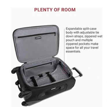 luggage expert SwissGear Sion Softside Expandable Luggage features